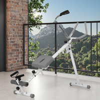 Máquina de remo de entrenador plegable multifuncional y rizador Abdominal para ejercicio de deportes en el hogar y uso doméstico de remo de agua