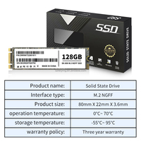 SSD Eksternal M.2 NGFF SATA 2280 64GB/128GB/256GB Baru Langsung dari Pabrik, Kecepatan Baca 501-600MB/S, Kecepatan Tulis 401-500MB/S, Metal Nirkabel