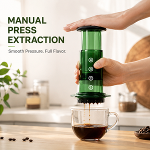 เครื่องชงกาแฟแบบพกพาขนาด 300 มล. ใช้แรงดันอากาศ สำหรับเดินทาง แคมป์ปิ้ง และชงกาแฟเย็น - Product Image 3