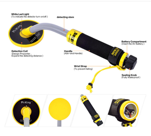 Detector de metales bajo el agua Tianxun <span class=keywords><strong>PI</strong></span> <span class=keywords><strong>iking</strong></span> 750 detector de oro en el agua Detector de Metales de mano IP68 puntero completamente impermeable - Product Image 5
