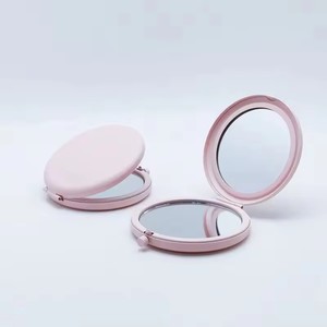 Du Lịch Hai Mặt Magnifying Mini Nhỏ Gấp Nhỏ Gọn Mỹ Phẩm Gương Túi Có Thể Gập Lại Kim Loại Khung Trang Điểm Tay Gương - Product Image 1