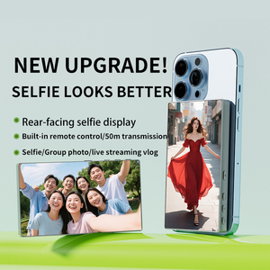Écran Moniteur Magnétique Sans Fil pour Téléphone <span class=keywords><strong>iPhone</strong></span> et Android, Flexible pour Vlog, Selfie, et Fonction de Duplication en Temps Réel - Product Image 2
