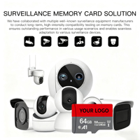 Carte mémoire 128 Mo 512 Mo 2 Go 16 Go Carte TF U1 C10 Vitesse pour enregistrement 2K Caméras de sécurité compatibles DVR Utilisation du téléphone 128 Go 256 Go