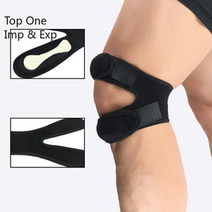Top One de alta calidad, abierto, ajustable, Flexible, banda de rótula, cinturón de soporte de rodilla, correa de rodilla de rótula para protección - Product Image 4