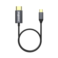 Cable USB-C a HDTV 4K60Hz, Adaptador Tipo-C Macho a HDTV Macho de 1.8m para Laptop, MacBook, Teléfono, Tablet