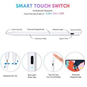 <span class=keywords><strong>ปากกา</strong></span>สไตลัสแม่เหล็กแบบไร้สายสำหรับ Apple Pencil iPad 9รุ่นยอดนิยม - Product Image 3