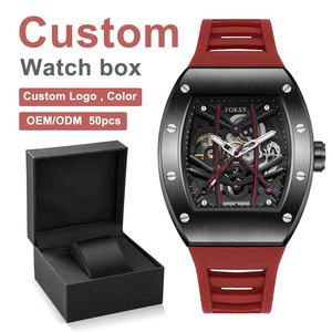 Vendita calda Della Vigilanza di Fabbrica Personalizzato Il Vostro logo Mens Automatico di Scheletro Orologio Importato Dalla Cina - Product Image 1