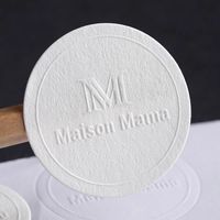 Impression d'étiquettes personnalisées en papier adhésif, logo en relief doré, autocollant de forme personnalisée, couleurs CMJN/Pantone pour usage artisanal, imperméable