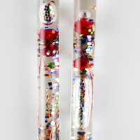 Produits GemFully Trading Nouveautés 2025 Stylos à fleurs Encre gel et ensemble de stylos en verre pour coffret cadeau bébé