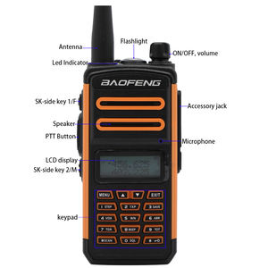 Baofeng <span class=keywords><strong>TR</strong></span> 988 UV BF-918UV Radio Ricetrasmittente Tri-Banda ad Alta Potenza con Funzione Torcia LED Prezzo all'Ingrosso - Product Image 4