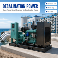 Groupe électrogène diesel industriel 440 Kava avec assistance pour l'inspection sur site et câbles marqués par ferrules