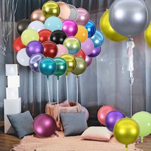 Globos de Helio de Papel de Aluminio 4D de 22 Pulgadas con Forma Redonda de <span class=keywords><strong>Feliz</strong></span> <span class=keywords><strong>Cumpleaños</strong></span>, Color Morado Pastel Perlado, para Decoración, MTF <span class=keywords><strong>2022</strong></span> Manufacturing - Product Image 4