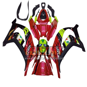 Corps d'injection pour KAWASAKI <span class=keywords><strong>NINJA</strong></span> ZX-10R <span class=keywords><strong>Shark</strong></span> Green ZX10R 16 17 18 19 20 54LQ.133 ZX 10R 1000 2016 2017 2018 2019 2020 Carénage - Product Image 5