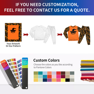 <span class=keywords><strong>In</strong></span> theo yêu cầu Cuba cổ áo nhà Pajama thiết lập đầy đủ <span class=keywords><strong>in</strong></span> vai phải ngủ mặc nhà Unisex - Product Image 2