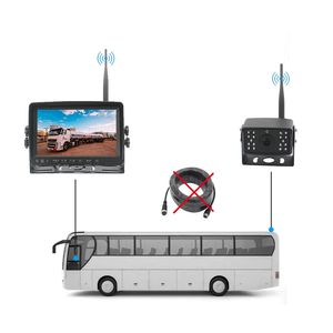 Monitor Inalámbrico de 7 Pulgadas IPS para Cámara de Reversa de Camión, Sistema de Respaldo con Pantalla Dividida 1080P, Alimentación por Encendedor de Cigarrillos, WiFi 2.4GHz, Impermeable, Visión Nocturna - Product Image 2