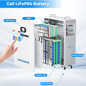 Système d'énergie solaire hybride Sunwave 20 kWh, batterie intégrée de grande capacité pour la sauvegarde solaire, utilisation quotidienne de l'énergie domestique - Product Image 3