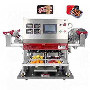 Machine d'emballage sous vide de type plateau pour poisson frais, viande, bœuf, porc et légumes, petite taille, très vendue - Product Image 4