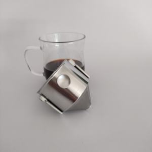 Filtro de Café Reutilizable de Acero Inoxidable, Doble Capa, Plegable, Estilo Americano, con Dos Asas, Capacidad <span class=keywords><strong>para</strong></span> 1 Taza - Product Image 5