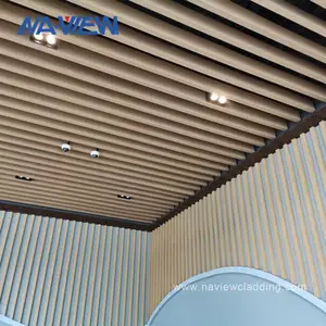 Nieuwe Product Materiaal Indoor Composiet Hout Plafond Panelen