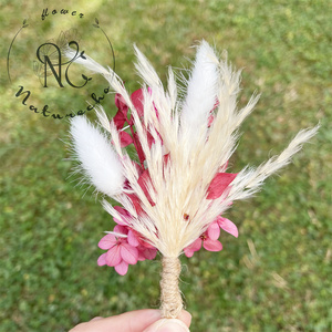 Tortendekoration Getrocknete Blumen-Topper - Handgefertigte Maßgeschneiderte Formen im Ins-Stil Naturecho Studio für Valentinstag Ostern Hochzeit Party - Product Image 4