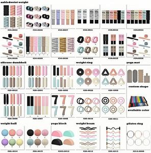 Accesorios de Yoga y Pilates, Pelota de Yoga y Pilates, Pesas Ajustables para Tobillos, Mancuernas de Silicona, Barra de Pesas, Equipo de Entrenamiento de Fuerza - Product Image 2