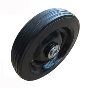 Roues de tondeuse à gazon 14x3.5-8 Roue en caoutchouc massif pour bétonnière - Product Image 6