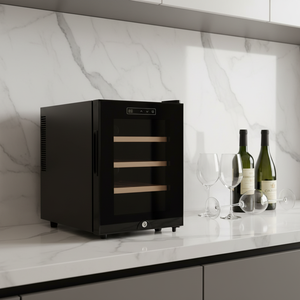 Réfrigérateur à boissons mini-bar OEM <span class=keywords><strong>12</strong></span> <span class=keywords><strong>bouteilles</strong></span>, refroidisseur de boissons, mini-réfrigérateur à <span class=keywords><strong>vin</strong></span> - Product Image 1