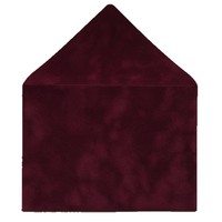 Enveloppe d'invitation de mariage personnalisée en velours de luxe, estampillée à chaud et bronzée, cadeau exquis pour rendez-vous galants et Saint-Valentin