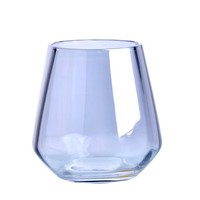Verres à vin rouge de luxe en cristal soufflé à la main, à long pied, décoratifs, vintage, avec bordure dorée, lavables au lave-vaisselle, vente en gros