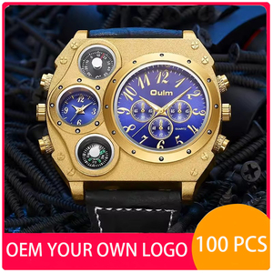 Personnalisé Votre Propre Logo <span class=keywords><strong>Oulm</strong></span> 1349 Mâle Quartz Horloge Boussole De Luxe Hommes Nouveau Sport Montres Hommes Super Grand Grand Cadran <span class=keywords><strong>Montre</strong></span>-Bracelet - Product Image 1