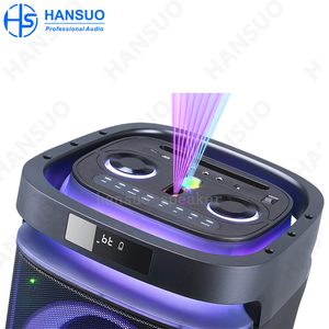 Fábrica HANSUO Marca de potencia de 100W Doble Woofer de 10 pulgadas y altavoz portátil de un solo Tweeter, Altavoz portátil de 2/<span class=keywords><strong>B</strong></span>/1/2/1/2" - Product Image 4
