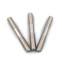 Double End Studs-Product Grade B for Pipe Flange Connection Threaded Rod Fastener Factory Direct Sale Stainless Steel