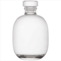 Exquis 330ml 500ml 1000ml Bouteilles en verre rondes pour fruits Vin Whisky Chine Fabrication en gros