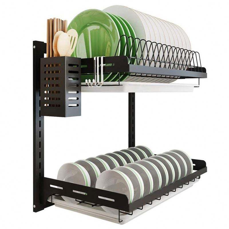 Foldable Wall Mounted Dish Drying Rack: Space-Saving Marvel