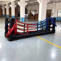 Anneau de boxe pliable au prix d'usine, OEM ODM, logo personnalisé, toile, anneau de boxe portable pliable pour les événements de tournoi