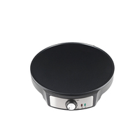 Crêpière Électrique Antiadhésive pour la Maison – Machine à Crêpes, Plaque de Cuisson pour Roti, Tortillas, Blintzes, Gaufres, Œufs, Bacon