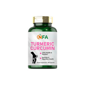 Cápsulas de Cúrcuma de Primera Calidad, Suplemento Herbal de Cúrcuma para la Salud y Comodidad de las Articulaciones, 180 Cápsulas - Product Image 1