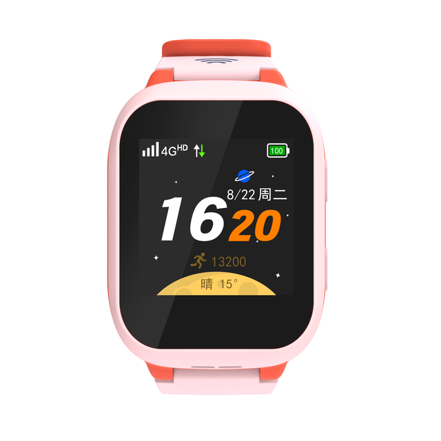 GSM Wearable 4G VoLTE Call Watch for Student Child Sport Monitoring Whitelist Alarm SOS Trajectory SIM Card Student Smart Watch