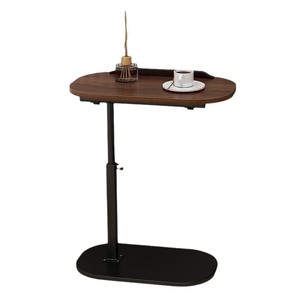 Adjustable Coffee <b>Table</b> <b>Sofa</b> Bedside Mobile <b>Side</b> <b>Table</b> Stylish Minimalist Laptop Shelf Bedroom Living Room Living Room Furniture - Product Image 1