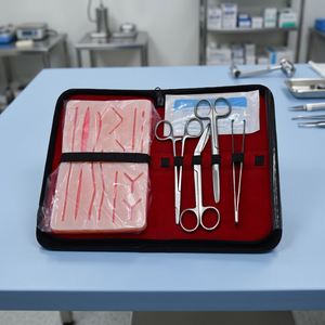 Kit de pratique de suture chirurgicale stérile de haute qualité Odentomed 2011 avec coussin en silicone et outils d'entraînement pour la formation des étudiants en médecine - Product Image 3