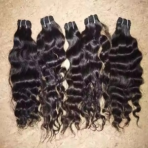 613 Burmese Curly Human Hair <b>Wig</b> Raw Cuticle Aligned Machine Made Double Weft Natural <b>Blonde</b> Hair Bundles Extensions Remy Hair - Product Image 3