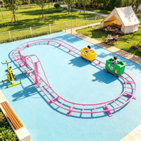 Manège de montagnes russes non motorisé, équipement de terrain de jeux extérieur pour parcs à thème et divertissements commerciaux