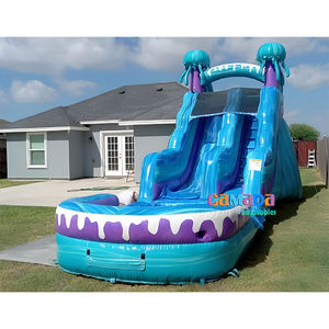 Toboggan gonflable d'<span class=keywords><strong>été</strong></span> Jellyfish Toboggan en PVC de qualité commerciale avec toboggan de piscine pour enfants <span class=keywords><strong>Location</strong></span> de fêtes pour adultes - Product Image 3