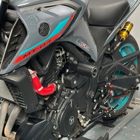 Protections anti-chute pour essieux avant et arrière de moto, glissières en caoutchouc pour Yamaha MT-03 R3 YZF-R3