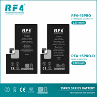 Batterie de remplacement pour iPhone 15 Pro 3274mAh 3370mAh Li-ion Haute Capacité Pièces de Rechange pour Téléphone Portable Vente en Gros