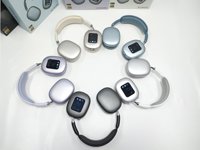 Headphone Nirkabel Dinamis Model Pribadi Pabrik dengan Lampu RGB, Tahan Air IPX5, Layar, dan Desain On-ear & Over-ear