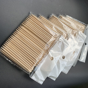 Mini Stick en bois Orange à Double tête pour cuticules, jetables, 100 pièces, élimine la peau morte, pour manucure et Nail art - Product Image 6