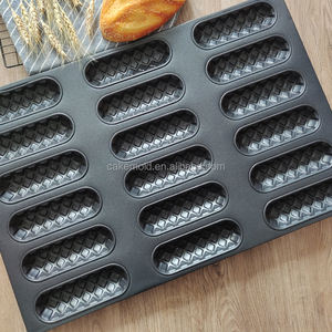 Промышленная алюминиевая вафельная сковорода с антипригарным покрытием, вафельная сковорода, противень для выпечки - Product Image 4