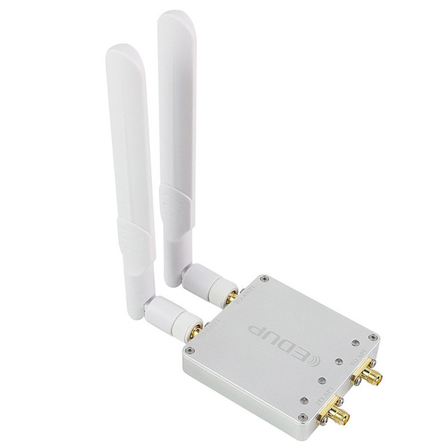 5.8G Dual-Band Dual-Pass 4W Signal Expansion Network Signal Booster Router with High Power Wireless Signal Amplifier