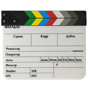 Film acrylique Film Clapboard Noir Blanc Réalisateur Film Slate-board <span class=keywords><strong>Clapper</strong></span> Board Pour Film - Product Image 6